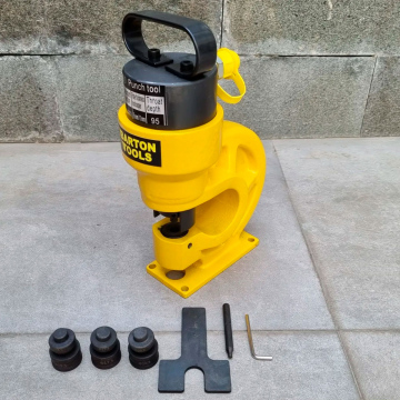 Pelubang Pembolong Busbar Tembaga 10mm CH-60 Barton Hidrolik