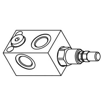 Запобіжний клапан Gumec RVD-M-SC, до 350 бар, 90 л/хв, 3/4"