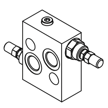 Запобіжний клапан Gumec RVD-OMS-1, 350 бар, 50 л/хв, 1/2"