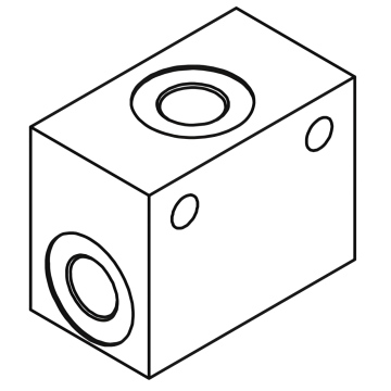 Селекторний клапан Gumeg SHV-M 1/4" BSPP, 350 бар, 20 л/хв