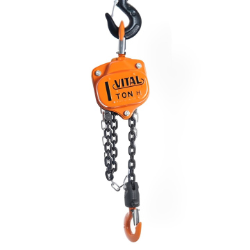 Таль ланцюговий ручний шестеренний, ланцюговий блок VITAL 1 тонна 10 м