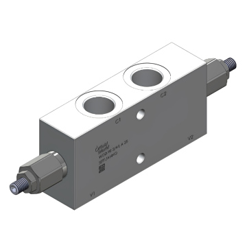 Балансувальний клапан Gumec LHV-208-N 1/4", 40 л/хв, 350 бар, закритий центр